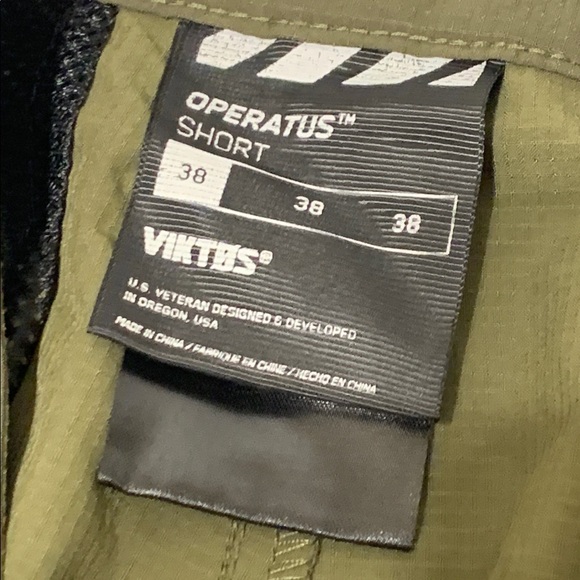 Viktos Operatus Green Camo Cargo Utility Short Size 38 Tech - Picture 3 of 11